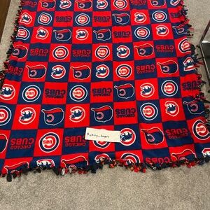 Chicago Bears/Chicago Cubs Double Thick and Sided‎ Fleece Throw Blanket